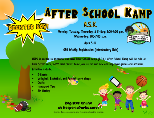 Registration is now open for After School Kamp