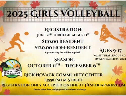 Girls Volleyball Registration Now Open
