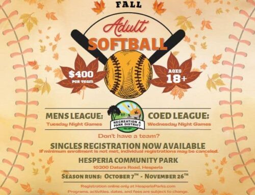 Fall Softball Season