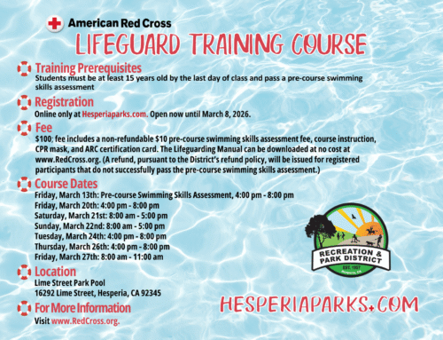 2026 Lifeguard Training Course